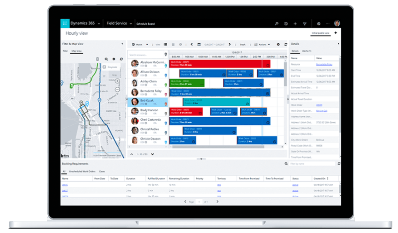 microsoft dynamics 365 aussendienst overview