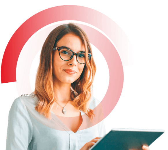 Woman-with-tablet-e