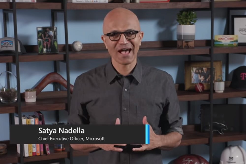 Keynote von Satya Nadella Inspire 2020