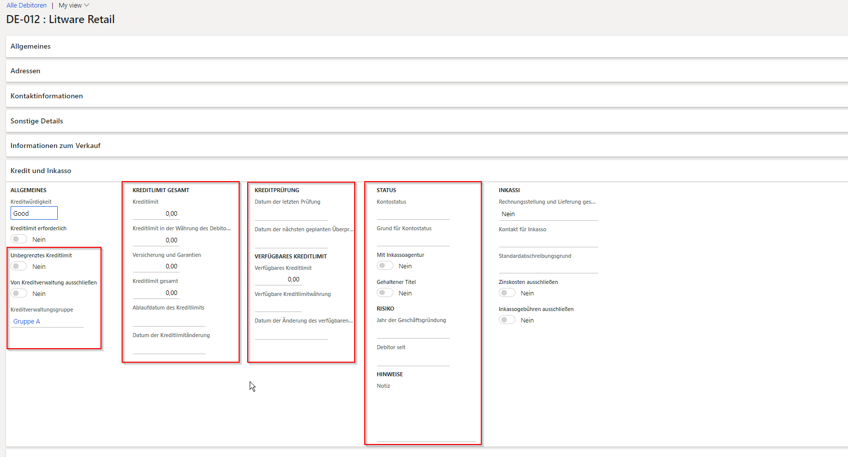 Neues von den Microsoft Business Application News - August. Ein Einblick in die erweiterte Kreditverwaltung.