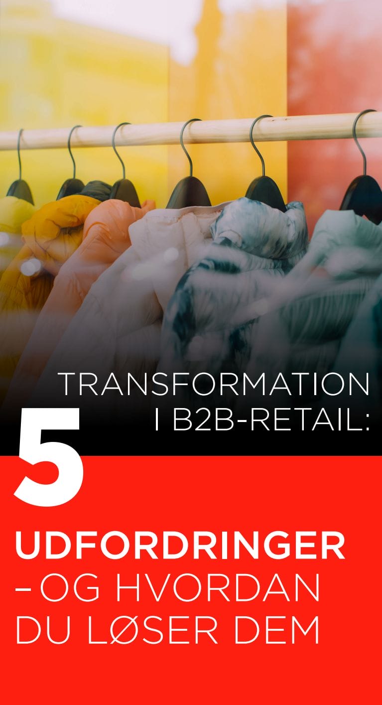 Transformation i B2B-retail: 5 udfordringer, og hvordan du løser dem