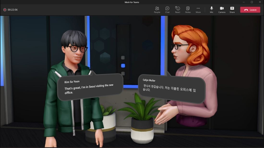 Microsoft nos trae el Metaverso al trabajo a través de Teams