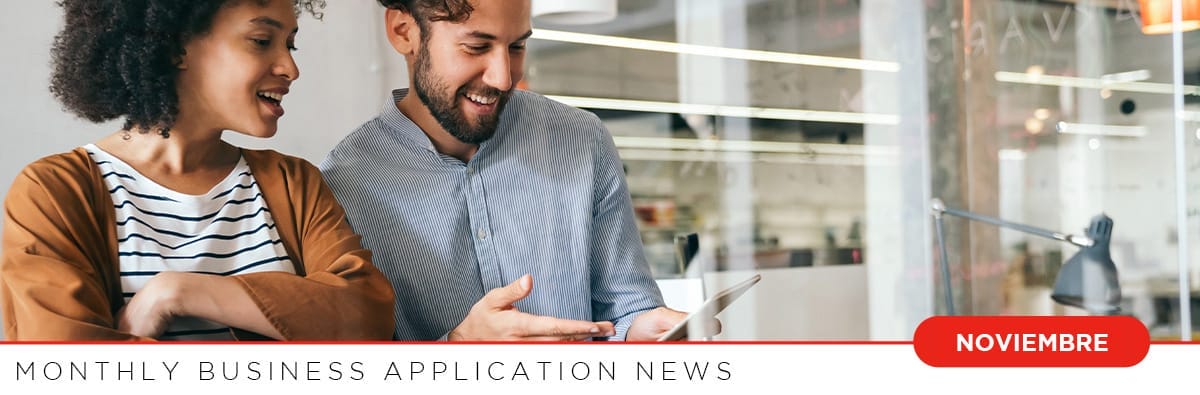 Monthly Business Applications News NOV