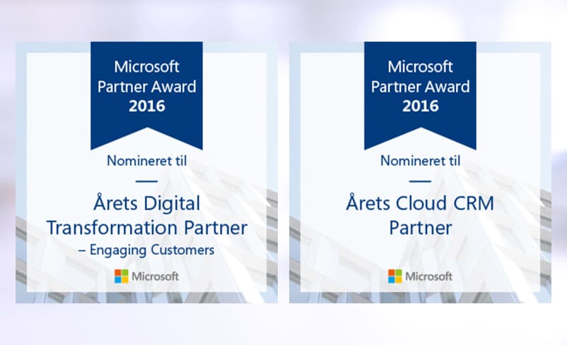 AlfaPeople nominated for Cloud CRM Partner of the Year in Denmark