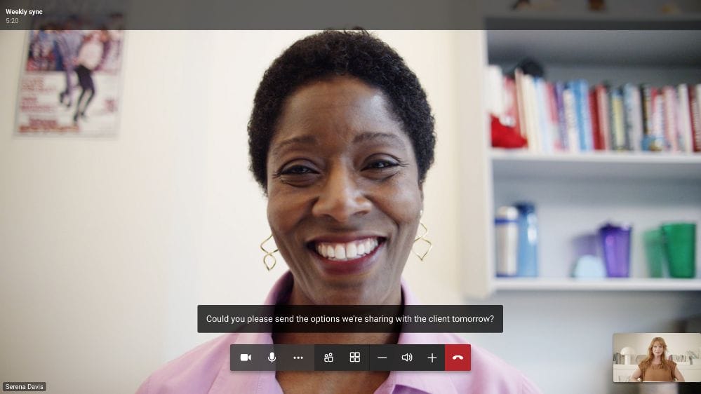 Microsoft Teams as collaboration-tool and how you use it more efficiently in your company - Microsoft Teams Live Captions